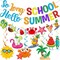 Last Day of School Banner Hello Summer Party Decorations End of School Year Party Decorations Schools Out for Summer Decorations